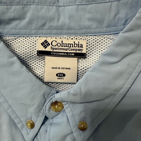 XXL Baby Blue Columbia PFG - Picture 3 of 3